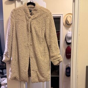 Kenneth Cole Tan Teddy Jacket